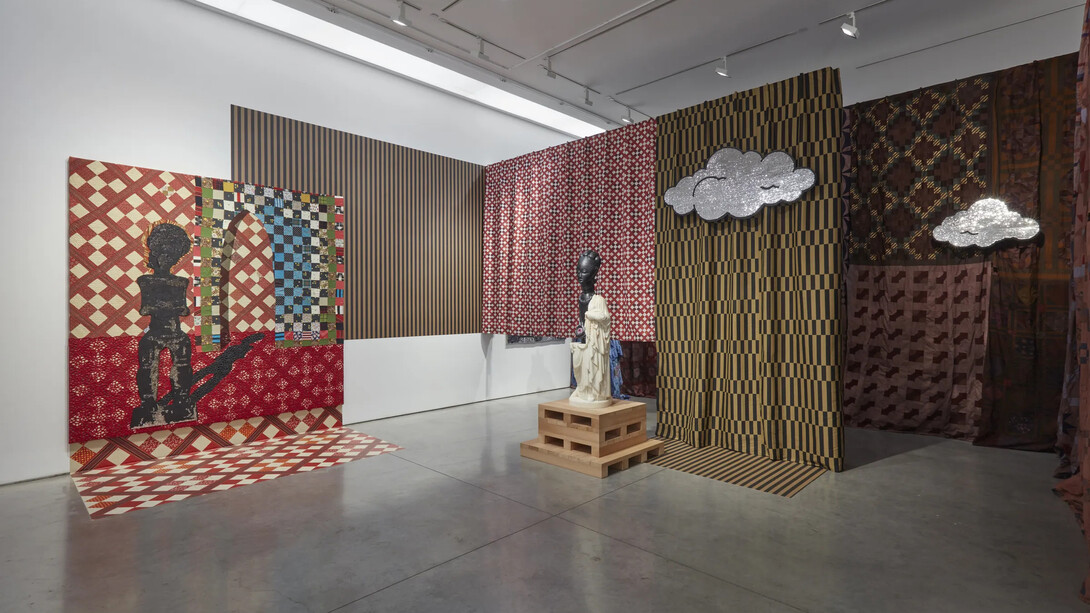 Sanford Biggers, The gift of tongues, exhibition view. Courtesy of Boesky Gallery