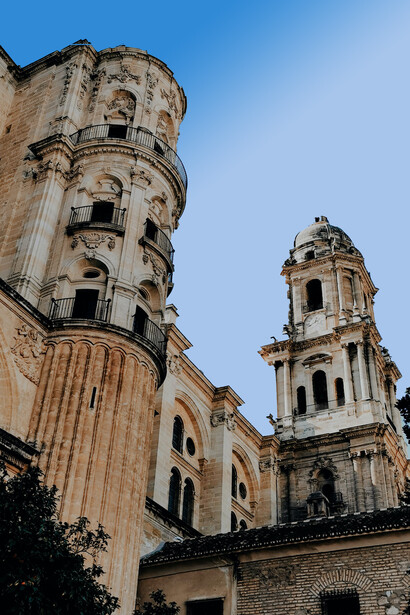 Uma das entradas da Catedral de la Encarnación de Málaga, Espanha