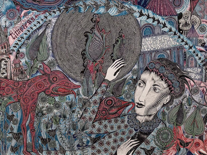 Justin Duerr, Scroll 25. Timeless motion. Courtesy of Van Der Plas Gallery