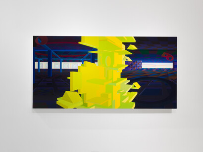 Singing in unison, part 12: painting in space, exhibition view. Courtesy M. David & Co.