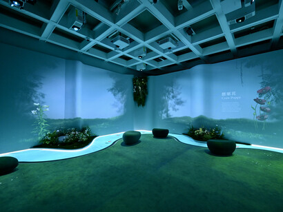 Blooming: the art of gardens in east and west, exhibition view. Courtesy of Hong Kong Museum of Art