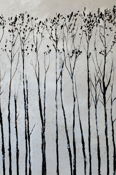 Lapo Gargani. "Paesaggio Bianco", 80x100 cm