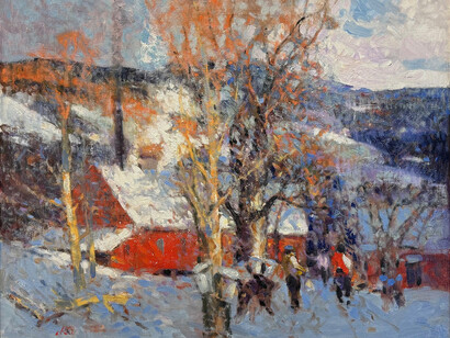 John Terelak, Early sugaring, 2024. Courtesy of Cavalier Galleries