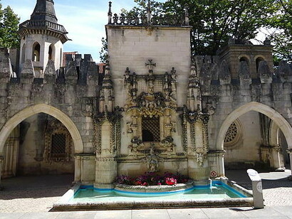 Janela do Convento de Cristo em Tomar, Portugal