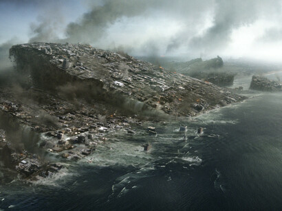 Una scena del film "2012" di  Roland Emmerich