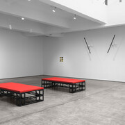 Tauba Auerbach, Zephyr, Zephyr, exhibition view. Courtesy of Paula Cooper Gallery