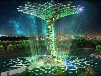 L'albero della vita di notte