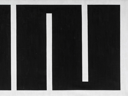 Julije Knifer, Kompozicija 62–63 [Composition 62–63], 1963. Courtesy of Peter Freeman, Inc. Gallery