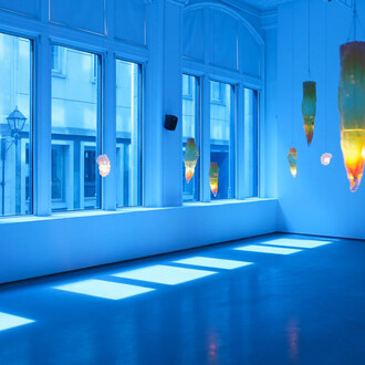 Jakob Kudsk Steensen, Autres mondes, vue d'exposition. Avec l'aimable autorisation de PHI