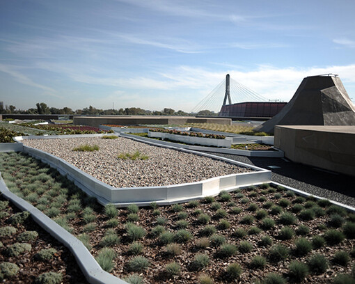 Garden on the rooftop. Courtesy of Copernicus Science Centre 