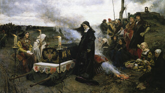 Juana I de Castilla, llamada «la Loca», ​ fue reina de Castilla de 1504 a 1555, y de Aragón y Navarra, desde 1516 hasta 1555