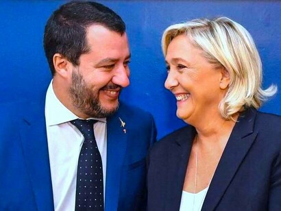 Salvini & Le Pen: una atracción de bajos instintos y sin necesidad de recurrir a  ningún «eau de parfum» del glamur 