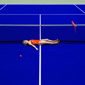 Reine Paradis, Tennis, jungle series 1/3 (detail). Courtesy of Markowicz Fine Ar