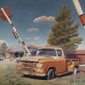 Jason Kowalski, Welcome travelers, 2024. Courtesy of LewAllen Galleries