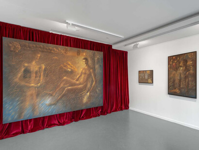Fabien Adèle, Cycles, vue de l’exposition. Avec l’aimable autorisation d'Almine Rech