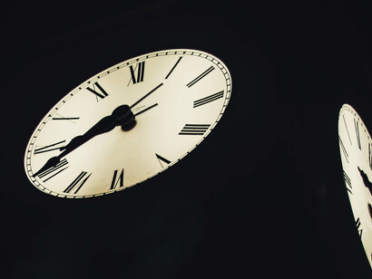 We count our passing with time
