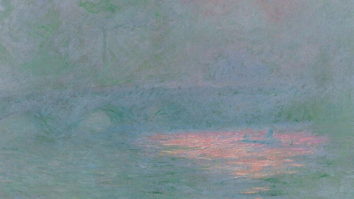 Claude Monet Waterloo Bridge, 1902, Öl auf Leinwand, 65 x 100 cm © Kunsthaus Zürich, Geschenk Walter Haefner, 1995