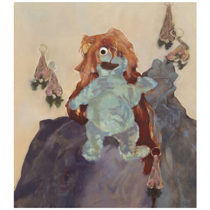 Henry Swanson, Cookie, oil on canvas, 52x46 inches. Courtesy the artist and Ross + Kramer
