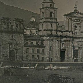 Jean-Baptiste Louis Gros, View of the Cathedrale of Bogota, 1842