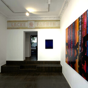 Markus Keibel, Patriarchy fades, the future rises, exhibition view. Courtesy of Luisa Catucci Gallery