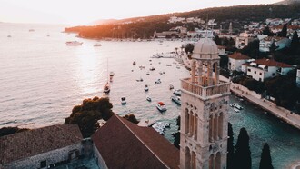 The serene Dalmatian coast