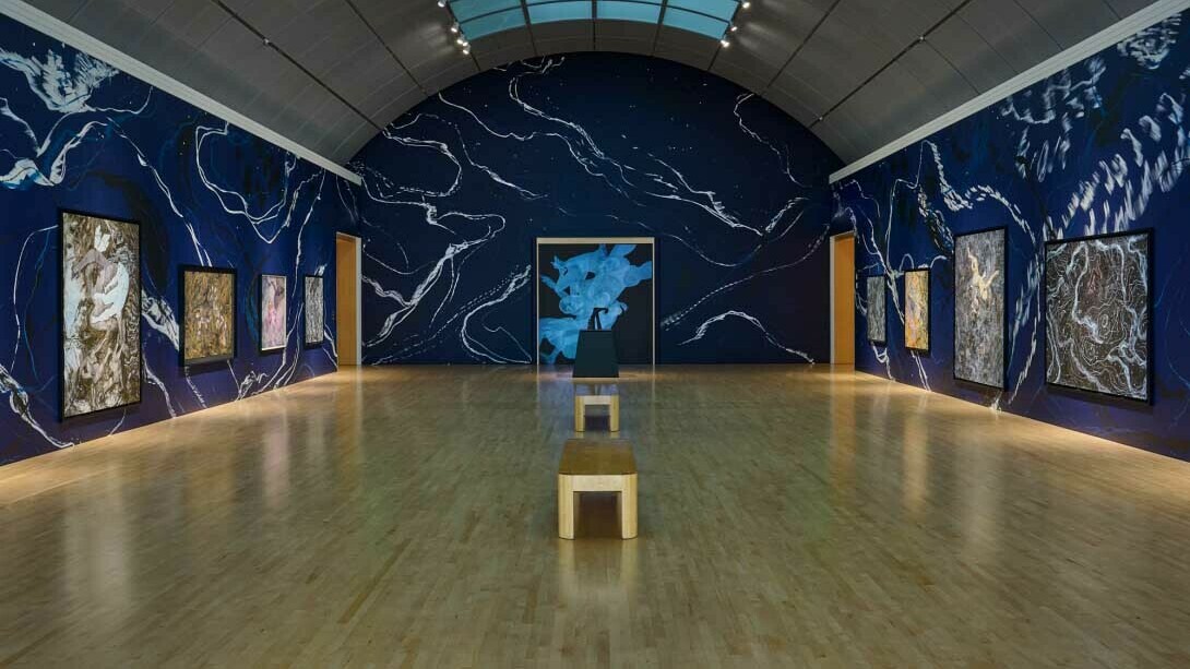 Kambui Olujimi, North star, exhibition view. Courtesy of San Jose Museum of Art