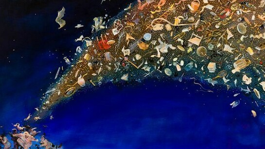 Nicola Bealing, Stripped, 121 x 212 cm
