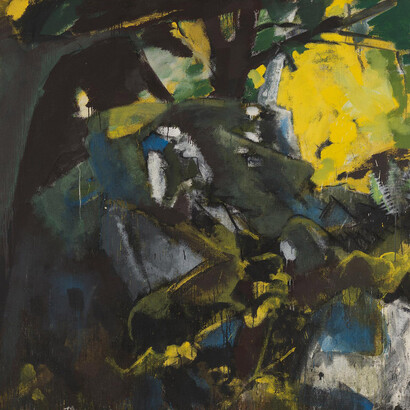 Bernd Koberling, Unter den bäumen, 1979. Mit freundlicher genehmigung von Contemporary Fine Arts