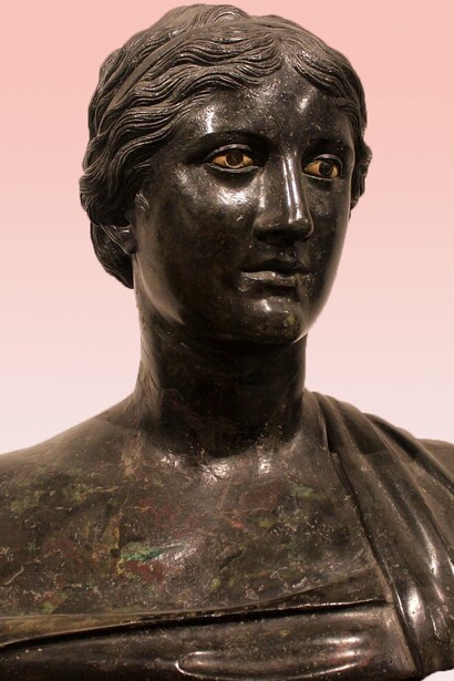 Saffo, dalla Villa dei Papiri, Ercolano, Italia