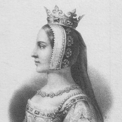 Violante de Aragón fue infanta de Aragón y reina consorte de Castilla por ser esposa de Alfonso X el Sabio