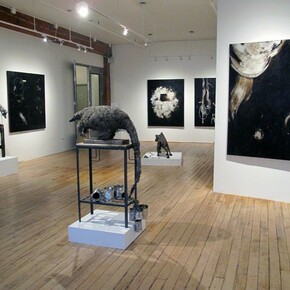 The Phantom Forest, Exhibition view. Courtesy of Carter Burden Gallery