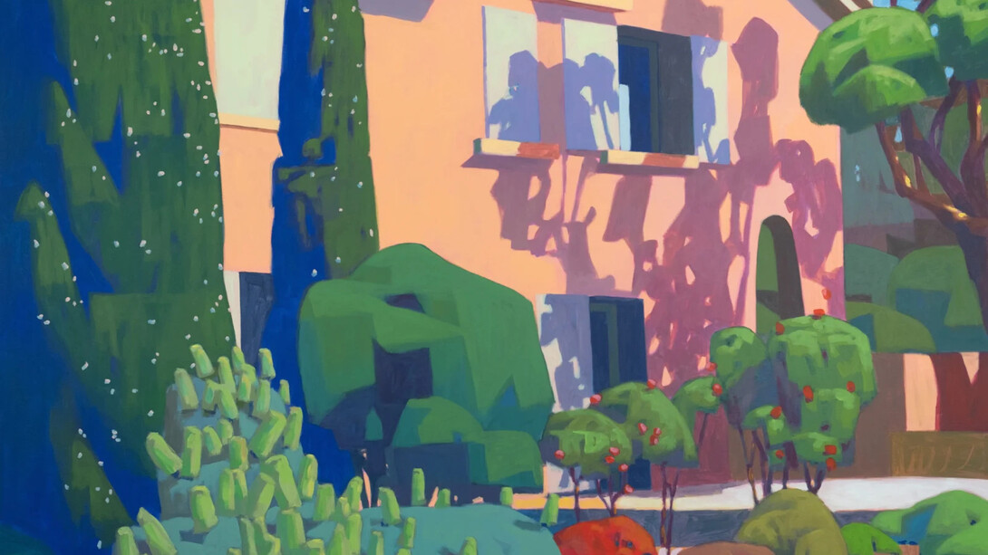 Timm Blandin, Les ombres sur la maison. Courtesy of Galerie Sept