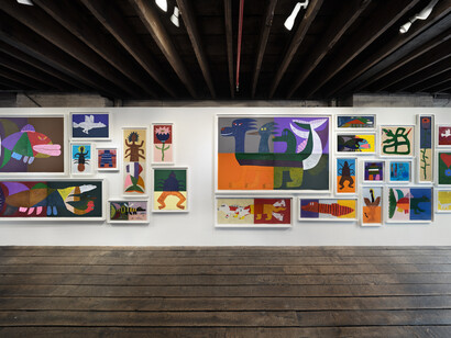 Pitseolak Qimirpik, Shapeshifter, exhibition view. Courtesy of Fort Gansevoort