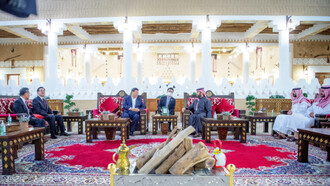 Saudi Crown Prince Mohammed Bin Salman meets Xi Jinping in Riyadh, Saudi Arabia December 8, 2022