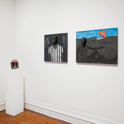 Aisha Tandiwe Bell, Ethos, exhibition view. Courtesy of Welancora Gallery