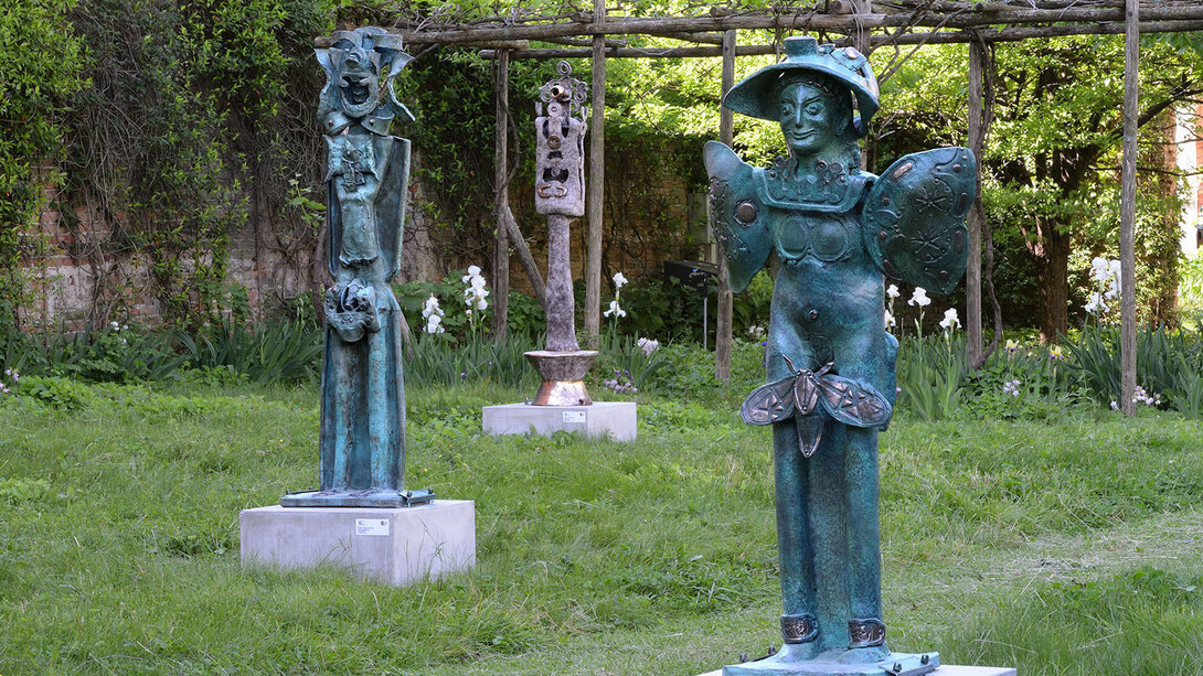 Roberto Sebastian Matta. Sculptures, Giardino di Palazzo Soranzo Cappello, Venice