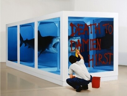 Kepa Garraza (2009), Action of Assault on art 12, New York, oil on canvas, 150×200 cm. Courtesy the artist