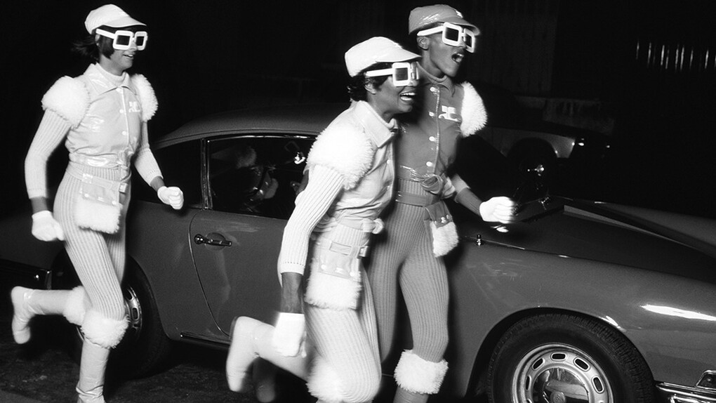 Peter Knapp, Courrèges, Collection Haute Couture Automne-Hiver (détail), 1971-1972. Avec l'aimable autorisation de la Fondation Marguerite et Aimé Maeght