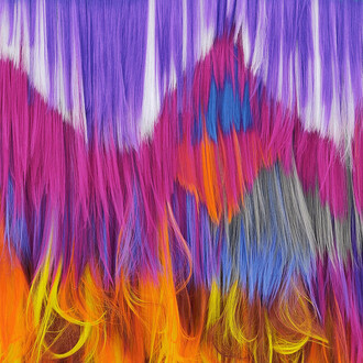 Untitled (Peacok), close up, Fire in the Garden of Eden at The Flat – Massimo Carasi. Courtesy the artist and The Flat – Massimo Carasi