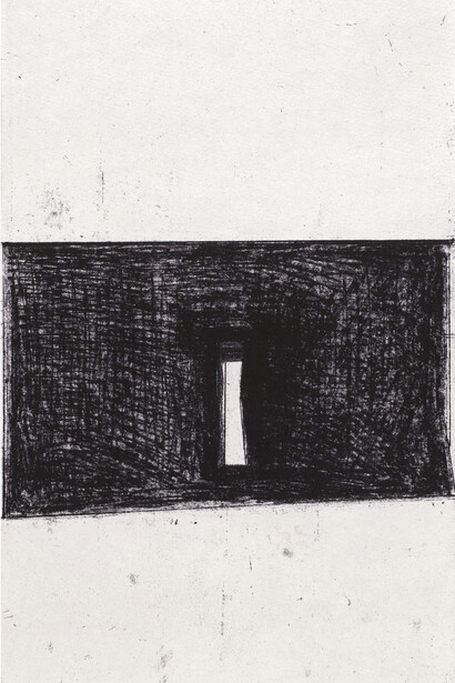 John Zurier, Lighthouse/mirror, 2016. Courtesy of Crown Point Press