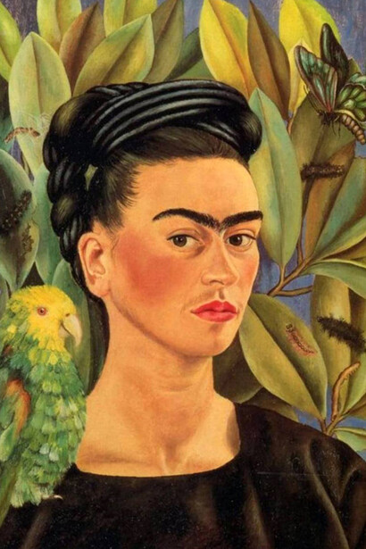 Frida Kahlo, Autorretrato con Bonito