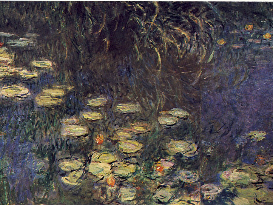 Claude Monet - Ninfee - Mattino (part.), 1918