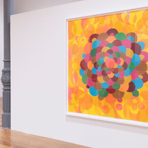 Beatriz Milhazes: Stiche aus der Sammlung der Pinacoteca de São Paulo, ausstellungsansicht. Mit freundlicher genehmigung der Pinacoteca