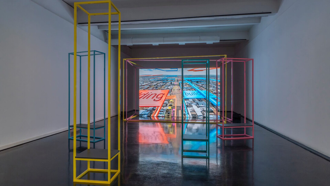 Hito Steyerl, Mechanical kurds, veduta della mostra. Cortesia di MACRO