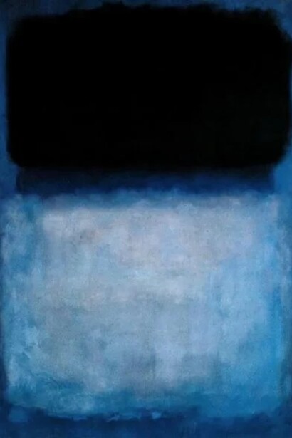 Mark Rothko, Senza titolo (verde su blu), (1956)