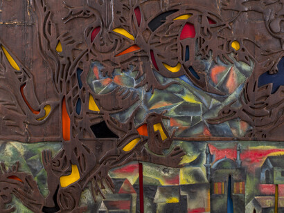 Piraji Sagara, Whittled Space. Courtesy of Akara Art
