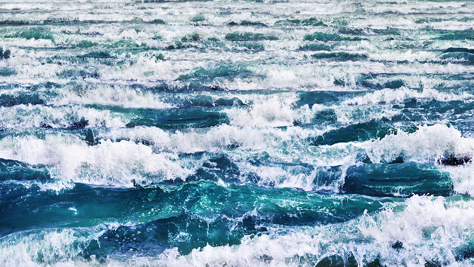 Sangbin IM, "Sea 2," 2015, lambda print. Courtesy of RYAN LEE, New York.