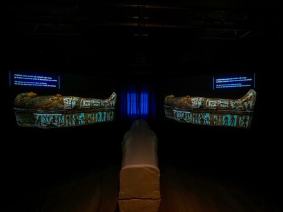Vari artisti, Gli Egizi e i doni del Nilo, vista dell'esposizione. Per gentile concessione di CSArt - Comunicazione per l'Arte