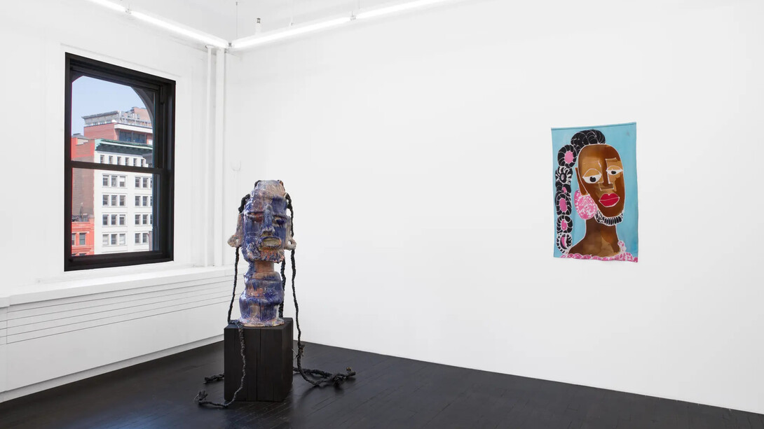 Leilah Babirye, Dembe lya ba kuchu (queer peace), exhibtion view. Courtesy of Gordon Robichaux Gallery