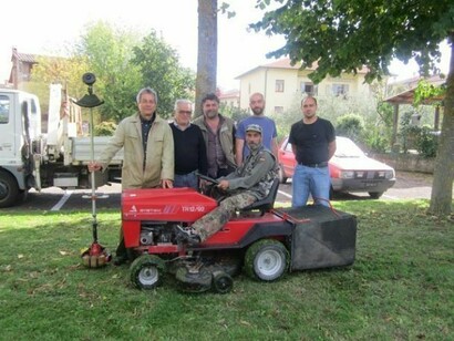 I manutentori del verde pubblico di Sarteano